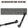RC Crawler Drive Shaft 94-125MM Upgrades for 1/10 SCX10 D90 Gen7/Pro RC 4WD GEN8 SCX10-II,RCMYou 2pcs Universal Driveshaft,Steel Full Metal Axles Part Hop-Ups,Black (94-125MM,2PCS) view 2