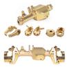 Greendhat Heavy Duty Brass Counter Weight Set Portal Drive Axle Housing Bumper Mount for 1/10 RC Crawler Traxxas TRX4 TRX6 Upgrade Parts ( Color : St-24 ) view 1