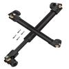 RC Crawler Drive Shaft 116-170MM Upgrades for 1/10 SCX10 D90 Gen7/Pro RC 4WD GEN8 SCX10-II,RCMYou 2pcs Universal Driveshaft,Steel Full Metal Axles Part Hop-Ups,Black (116-170MM,2PCS) view 1