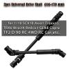 RC Crawler Drive Shaft 116-170MM Upgrades for 1/10 SCX10 D90 Gen7/Pro RC 4WD GEN8 SCX10-II,RCMYou 2pcs Universal Driveshaft,Steel Full Metal Axles Part Hop-Ups,Black (116-170MM,2PCS) view 2