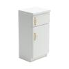 Wooden Dollhouse Furniture Refrigerator Miniature Playhouse Decoration Living Dining Room- 1/12 Scale view 1