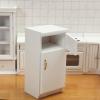 Wooden Dollhouse Furniture Refrigerator Miniature Playhouse Decoration Living Dining Room- 1/12 Scale view 3
