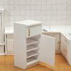 Wooden Dollhouse Furniture Refrigerator Miniature Playhouse Decoration Living Dining Room- 1/12 Scale view 4