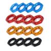 16 pcs Aluminum 17mm Wheel Nut Thread 1.0mm for 1/7 1/8 RC Model Car ARRMA 6s HSP Redcat Himoto Monster Trucks Off Road Buggy Upgraded Parts (Mixed-Color) view 3