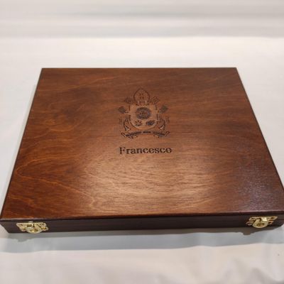 Coin box, medals PAPA Francesco