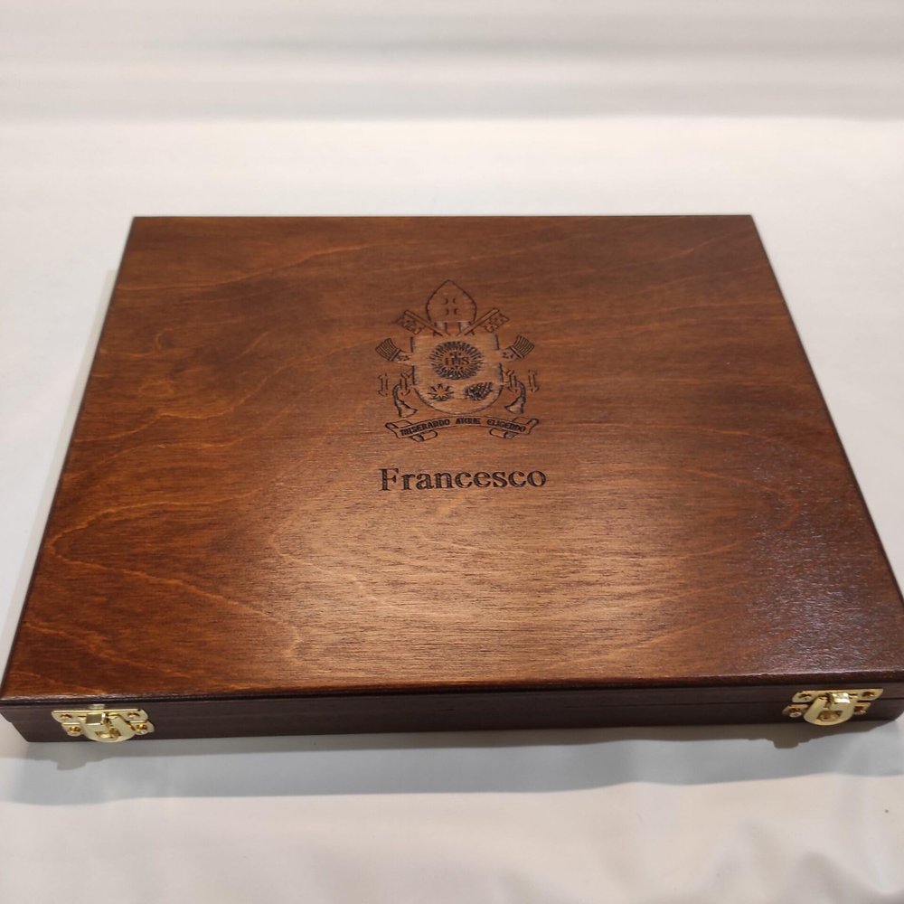 Coin box, medals PAPA Francesco