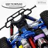 RCMYou Upgrades Part for 1/10 Granite/Senton 4x4 3S Blx & Mega 550,Vorteks 4x4 3S Blx,Alloy Front Rear Suspension Arm & Steering Blocks Caster Blocks C-Hubs Stub Axle Carriers,Navy Blue view 4