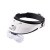 YONGERN Head-Mounted Repair Magnifying Glasses HD Lens with 2LED Lights Reading Precise Eyeglasses Jewelry Loupe Appraisal Watch Tool (Color : 1x1.5X 2x2.5x3.5X, Size : 108X40MM) view 1