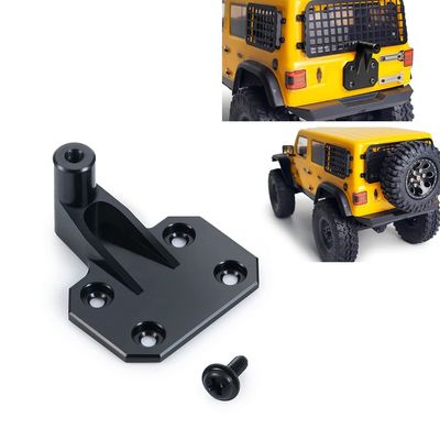 1/24th RC Car Spare Tire Rack Aluminum Rear Wheel Mount Holder for AXIAL SCX24 AXI00002 JLU CRC RC Crawler Car