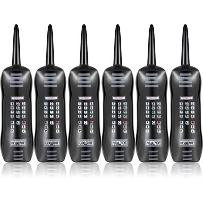 Chivao 6 Pcs Inflatable Phone Halloween Retro Inflatable Mobile Phones Props 80's 90's Party Decorations Halloween Fake Cell Phone Hip Hop Supplies Birthday Party Fancy Dress Accessory, 30 Inch