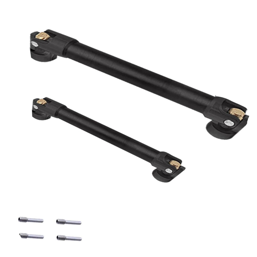 RC Crawler Drive Shaft 94M 116MM Upgrades for 1/10 SCX10 D90 Gen7/Pro RC 4WD GEN8 SCX10-II,RCMYou 2pcs Universal Driveshaft,Full Steel Axles Part Hop-Ups,Black (94-125MM & 116-170MM)