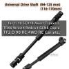 RC Crawler Drive Shaft 94M 116MM Upgrades for 1/10 SCX10 D90 Gen7/Pro RC 4WD GEN8 SCX10-II,RCMYou 2pcs Universal Driveshaft,Full Steel Axles Part Hop-Ups,Black (94-125MM & 116-170MM) view 2