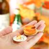 38 Pcs Miniature Food Toy Miniature Doll House Accessories Miniatures Play Sets Small Doll Food Dollhouse Foods, Hamburger Fries Soda Milk Juice Fast Foods Set for Pretend Kitchen(Novel Style) view 3