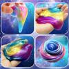 48 Packs Galaxy Slime, Party Favor for Kids Girls & Boys, Adults, Non Sticky, Stress & Anxiety Relief, Wet, Super Soft Sludge Toy,Easter Basket Stuffers view 3