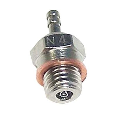 Hbaebdoo N4 Hot Glow Plug for 70117 1/10 1/8 RC Truck Nitro Engine Parts