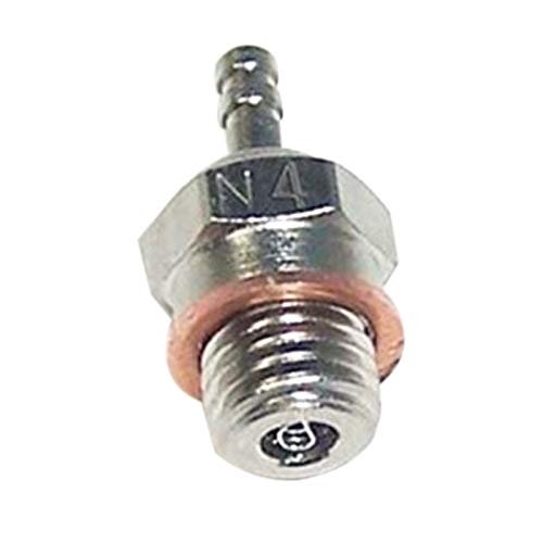 Hbaebdoo N4 Hot Glow Plug for 70117 1/10 1/8 RC Truck Nitro Engine Parts