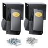 BETOOL Swing Set Brackets - 2pcs A Frame Swing Bracket Hardware with All Mounting Accessories (Black) view 1