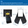 BETOOL Swing Set Brackets - 2pcs A Frame Swing Bracket Hardware with All Mounting Accessories (Black) view 2
