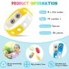 MTLEE 36 Pieces Silicone Charm Bracelet Wristbands Adjustable Cute Kids Bracelets for Boys and Girls Swimming Identify Shoe Charms Birthday Presents, 12 Colors (Stylish Color, 8 Inch) view 2