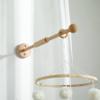 Baby Crib Mobile Arm,HBM Wooden Mobile Arm for Crib Mobile Hanger for Crib Baby Girl Nursery Decor view 2