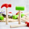 Deekin Toy Hammer Simulation Small Wooden Plastic Maintenance Tools Hammers Educational Toys Party Gift for Teens Girls Boys School Birthday Games Party Supplies(8 Pcs,2 Style Toy Hammer) view 4