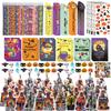 200PCS Halloween Party Favors for Kids Stationery Set, 30 PACK Assorted Halloween Goodie Bag Stuffers, Bulk Halloween Treats Bags for Trick or Treat Pencils Erasers Rulers view 1