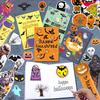 200PCS Halloween Party Favors for Kids Stationery Set, 30 PACK Assorted Halloween Goodie Bag Stuffers, Bulk Halloween Treats Bags for Trick or Treat Pencils Erasers Rulers view 4