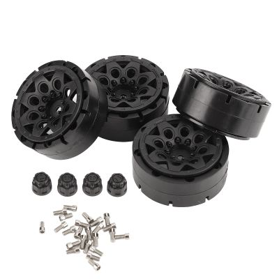 VGEBY RC Wheel Hub, 1.9 Inch Universal Nylon Beadlock Wheel for Scx10 D90 4pcs