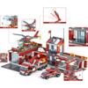 General Jim's Fire Station Multi Emergency Vehicle 774 Piece Modular Building Block Bricks Amazing Colorful 2 Level Fire Station Building Block Bricks Toy with Helipad - for All Building Levels view 2