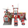 General Jim's Fire Station Multi Emergency Vehicle 774 Piece Modular Building Block Bricks Amazing Colorful 2 Level Fire Station Building Block Bricks Toy with Helipad - for All Building Levels view 4