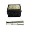 Marine Handheld Spyglass Brass Telescope Nickel Brass Binoculars 6-inches with Wood Box view 1