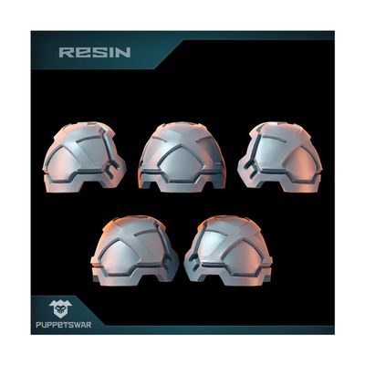 Green Stuff World for Models and Miniatures Masked Ushanka Heads S103