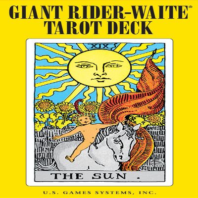 Star Magic Selection of Rider Waite Tarot Cards Deck by US Games (Giant)