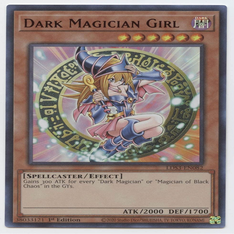 YU-GI-OH! Dark Magician Girl (Red) - LDS3-EN082 - Ultra Rare - 1st Edition