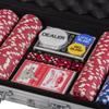 American Legend 500-Piece All-in-One Poker Set with Luggage-Style Aluminum Carrying Case with Two Keys view 2