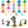 Flexible Condition Rings Status Effect Markers (120 Rings for Standard & Large)- 24 Different Conditions DND Flexible Design- Easy Affix Base Slides Under Figure- Compatible w Pathfinder & RPG Games view 1