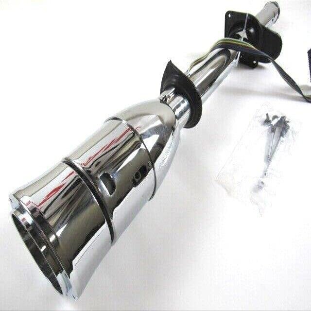 1967-72 Compatible with Chevy Compatible with GMC C10 Truck Tilt Steering Column Compatible with Manual Trans Compatible with Chrome S81046C