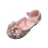 Childrens Shoes Pearl Rhinestones Shining Kids Princess Shoes Baby Girls Shoes for Party and Infant Girl (Pink, 34) view 1