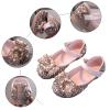 Childrens Shoes Pearl Rhinestones Shining Kids Princess Shoes Baby Girls Shoes for Party and Infant Girl (Pink, 34) view 4