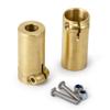 2pcs Golden Rear Axle Adapters Counterweight for AXIAL SCX10 II AX90046 1/10 RC Crawler Car Upgrade Parts ( Color : 2Pcs ) view 2