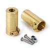 2pcs Golden Rear Axle Adapters Counterweight for AXIAL SCX10 II AX90046 1/10 RC Crawler Car Upgrade Parts ( Color : 2Pcs ) view 3