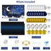 Maitys Twinkle Twinkle Little Star Baby Shower Decorations Navy Blue White Confetti Gold Foil Balloon Arch Kit Little Star Backdrop Space Tablecloth for Baby Shower Birthday Party Supplies view 2