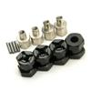 Greendhat Aluminum Alloy 12mm Wheel Hub Hex Drive Adaptor 15/20/25/30mm Extension for Axial SCX10 Wraith 1/10 RC Car Upgrade Parts ( Color : 30mm Silver ) view 3