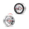 Greendhat 4pcs/Set 2.2inch Aluminum Beadlock Wheel Rim 35mm Width for AXIAL Wraith 90018 1/10 RC Rock Crawler Car Parts ( Color : Matt Black ) view 2