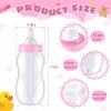 Tessco for you 2 Pcs 15 Inch Big Baby Shower Bottle for Baptism Game Large Jumbo Plastic Baby Shower Bottle Piggy Candy Bank for Girl Boy Kids Party Favor(Pink) view 2