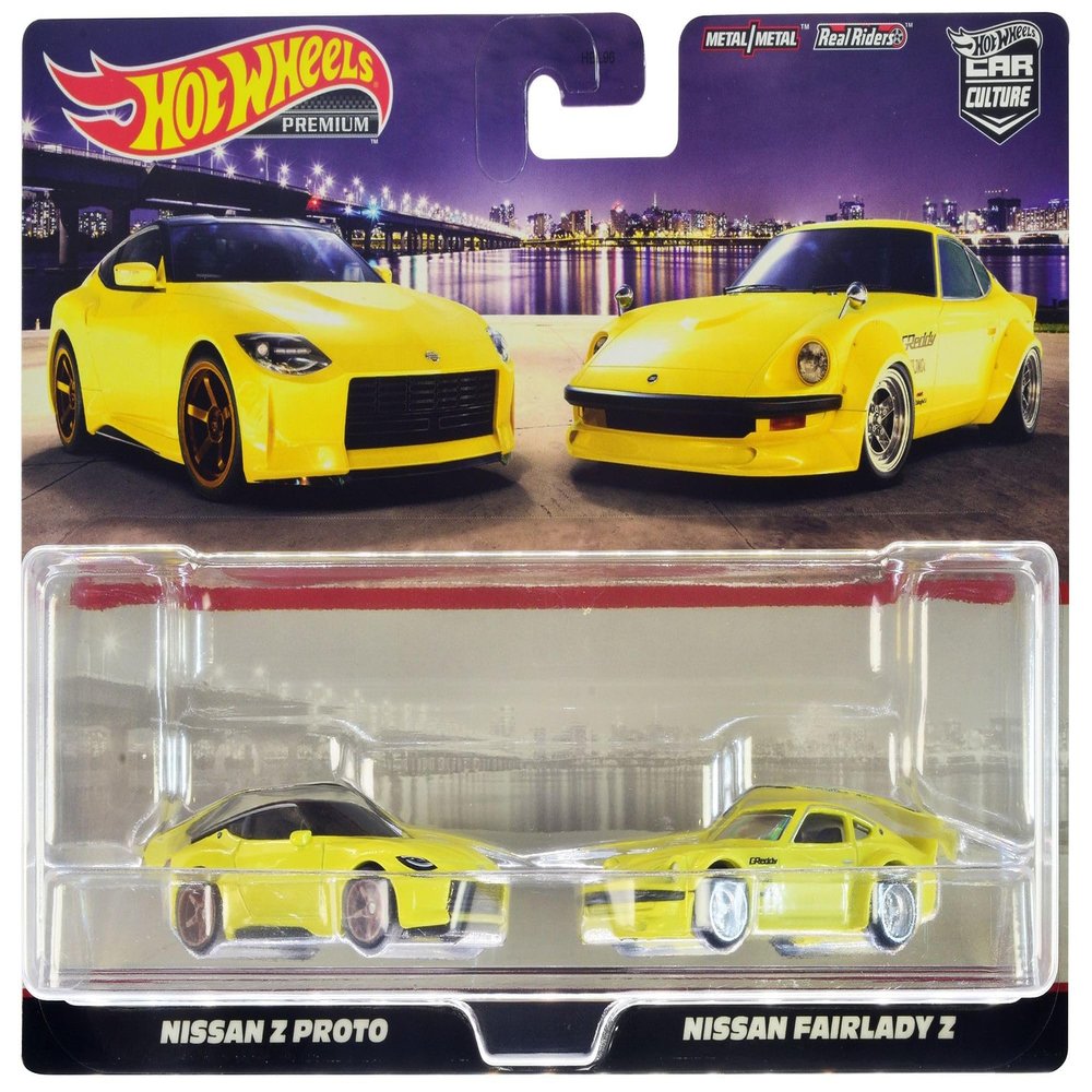 Hot Wheels Premium Car Culture 2-Pack Nissan Z Proto and Nissan Fairlady Z