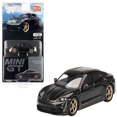 MINI GT 1/64 Porsche Taikan Turbo S Vulcano Gray Metallic (Right Handle) Finished Product