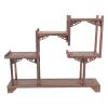 Yardwe Chicken Wing Wood Antique Display Stand for Home Decor view 1