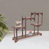 Yardwe Chicken Wing Wood Antique Display Stand for Home Decor view 2