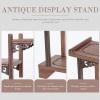Yardwe Chicken Wing Wood Antique Display Stand for Home Decor view 3